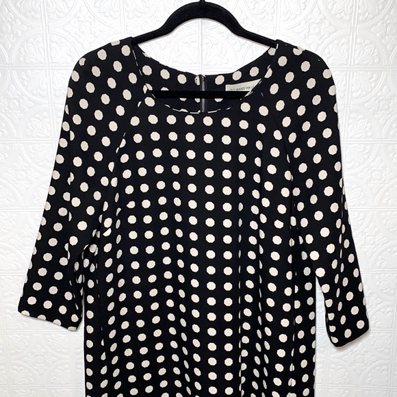 Anthropologie Lili Wang for Lili’s Closet Black & Off White Mini Dress - Picture 2 of 7